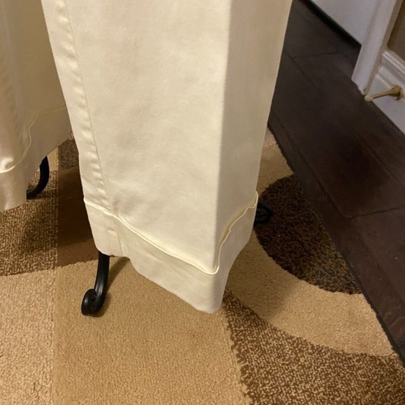 ๐ 3 for $45 Crisp White Cotton Pants! 32" inseam!! Joe Fresh Size 8 TALL EUC - Picture 5 of 14